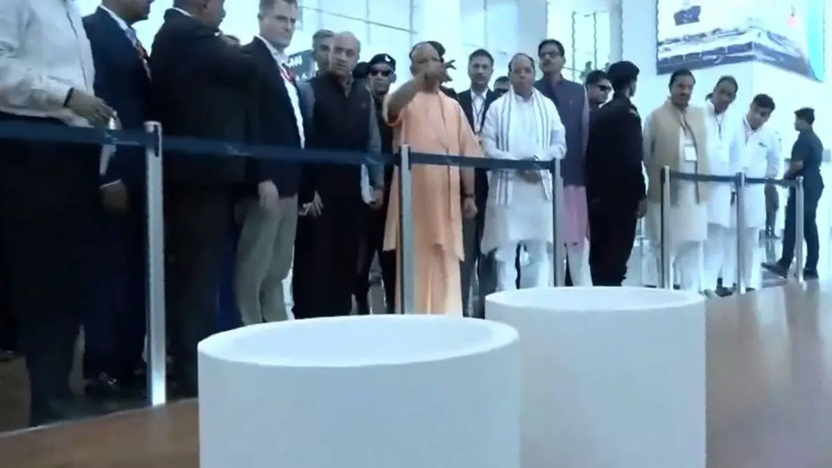 CM Yogi Adityanath Inspects Jewar Airport Ahead of Its Inauguration by PM Modi on March 28 CM Yogi Adityanath Inspects Jewar Airport Ahead of Its Inauguration by PM Modi on March 28