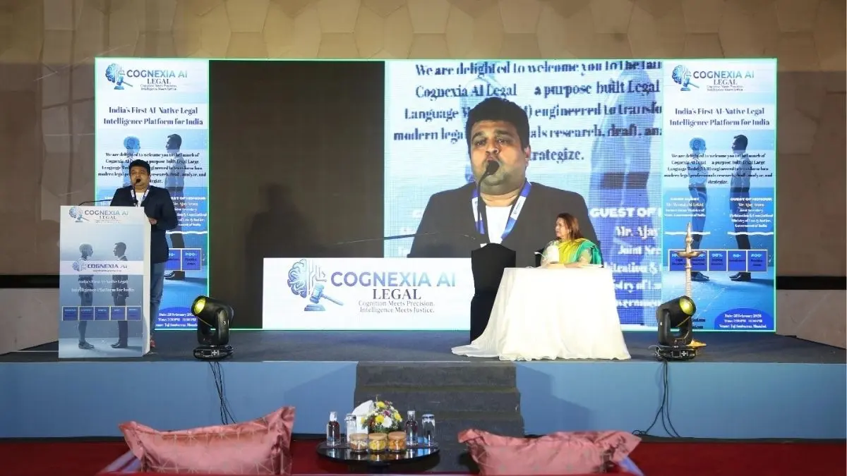 CognexiaAI Unveils India’s First AI Native Legal Intelligence Platform, Secures ₹540 Crore Global Contracts CognexiaAI Unveils India’s First AI Native Legal Intelligence Platform, Secures ₹540 Crore Global Contracts