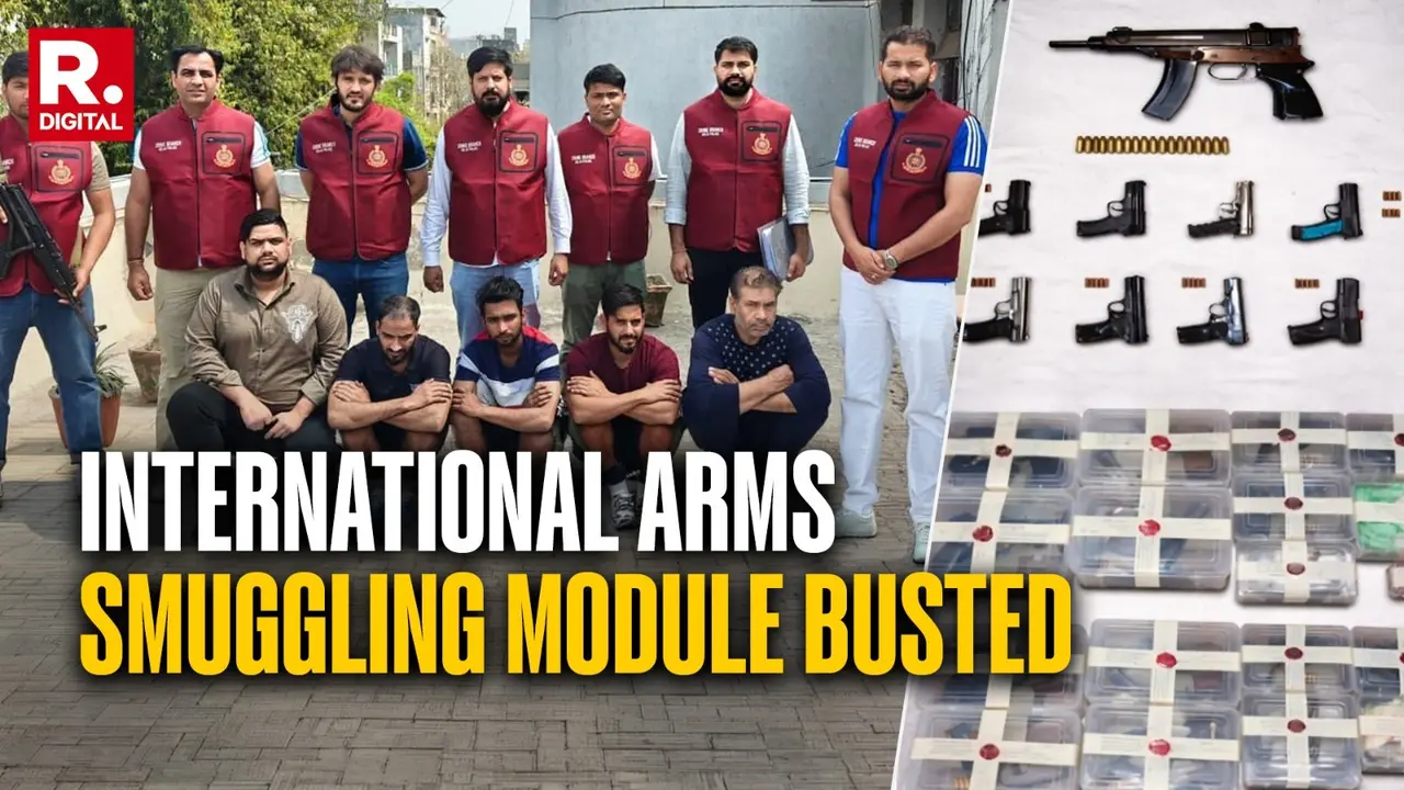 Delhi Crime Branch Busted International Arms Smuggling Module, 21 Military-Grade Weapons Seized; 10 Arrested Delhi Crime Branch Busted International Arms Smuggling Module, 21 Military-Grade Weapons Seized; 10 Arrested