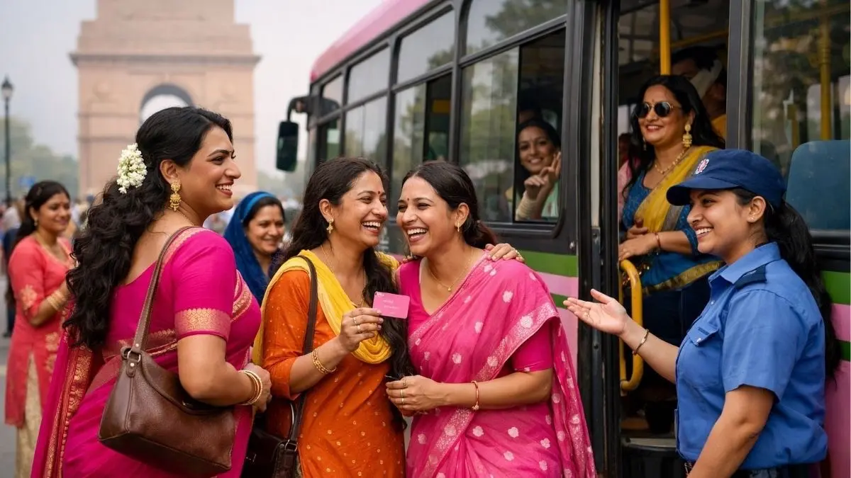Delhi Govt Extends Free Bus Travel to Transgenders, Launches Pink Saheli Smart Card for Women Delhi Govt Extends Free Bus Travel to Transgenders, Launches Pink Saheli Smart Card for Women
