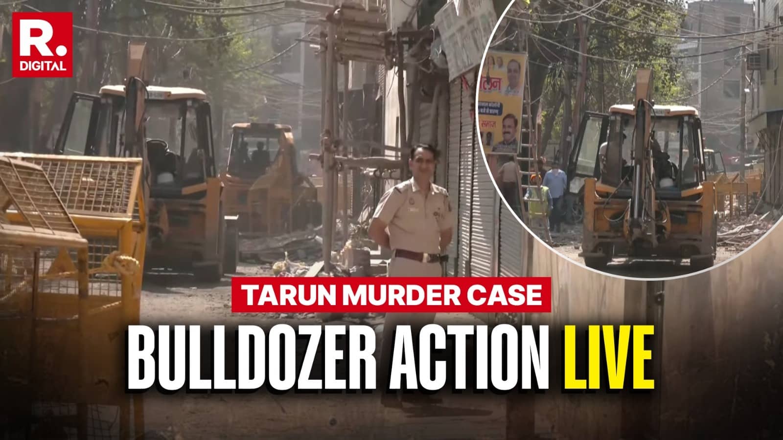 Delhi Municipal Body Carries Out Bulldozer Action Against Uttam Nagar Murder Case Accused