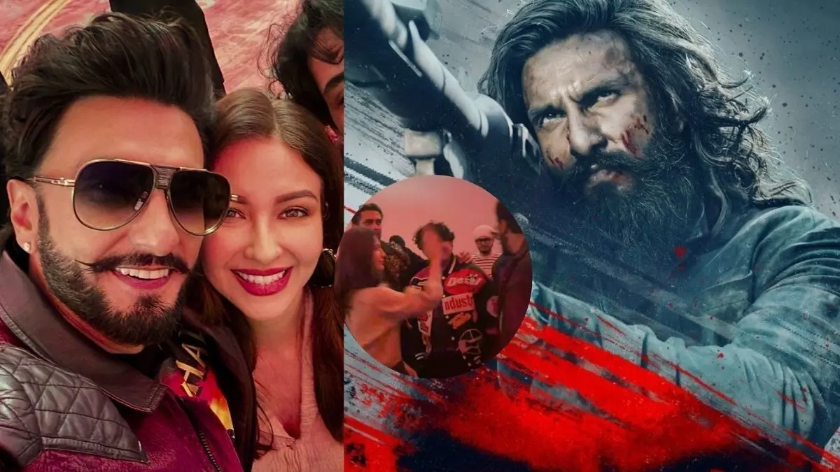 Dhurandhar Success Party: 'थप्पड़ क्वीन' सौम्या के खौफ में रणवीर सिंह! 'धुरंधर 2' की पार्टी में 'भाभीजी' ने जड़ा चांटा, आगे क्या हुआ? - VIRAL VIDEO dhurandhar 2 box office success party saumya-tandon-slaps-ranveer-singh-viral-video