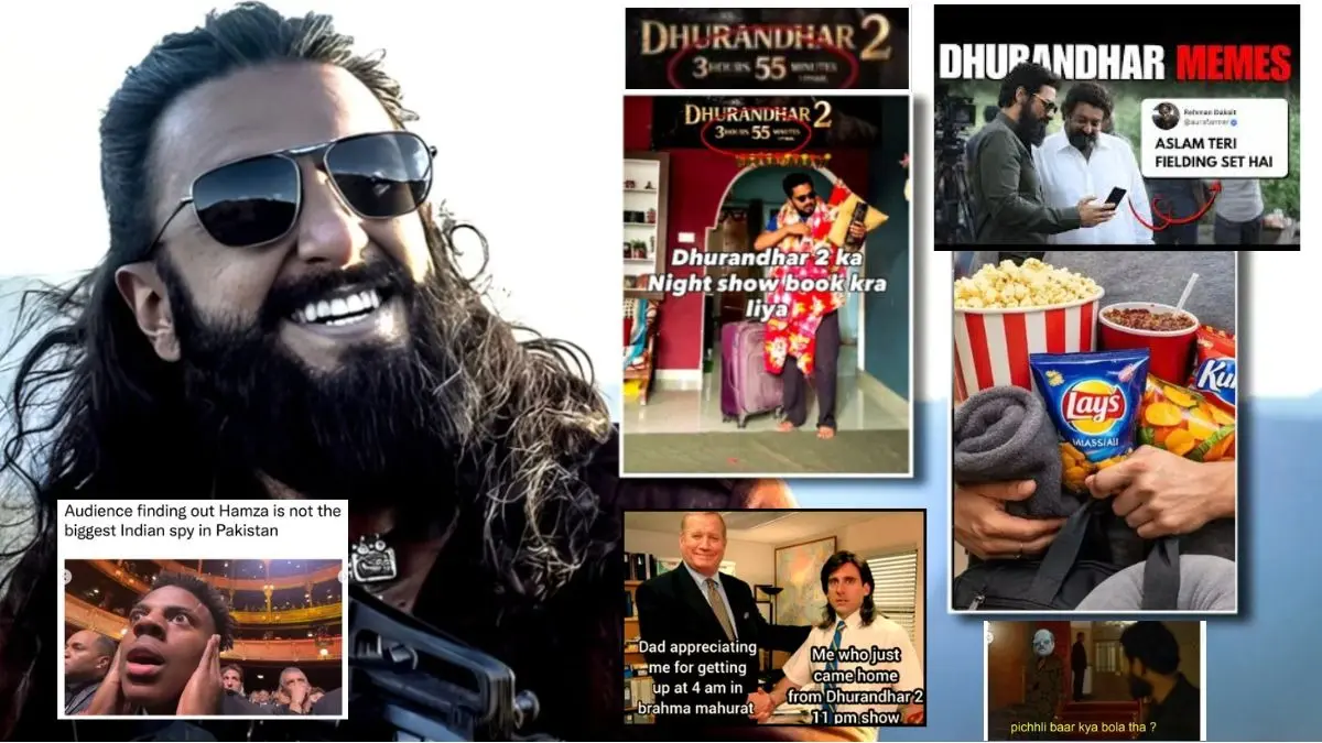Dhurandhar 2 Memes: '4 घंटे में पॉपकॉर्न भी खत्म...' धुरंधर 2 पर मीम्स की बाढ़, अतीक सीन पर थिएटर में बजती रहीं तालियां; 'चायवाला' डायलॉग भी वायरल Dhurandhar 2 Memes