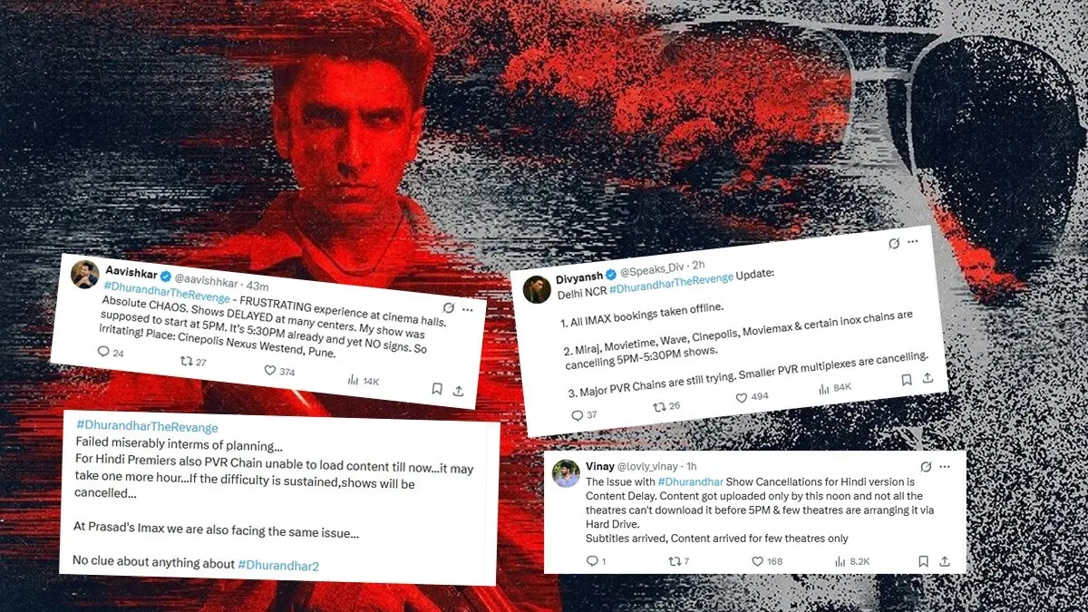 Absolute Chaos: Dhurandhar 2 Fans Flay Team Over Preview Cancellation All Over India Dhurandhar 2's paid previews in India and overseas were cancelled due to prints not arriving on time