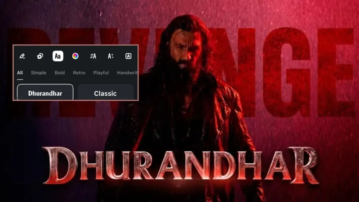 Instagram Reels Get A 'Dhurandhar' Update, Know All About It Dhurandhar-inspired font added on Instagram