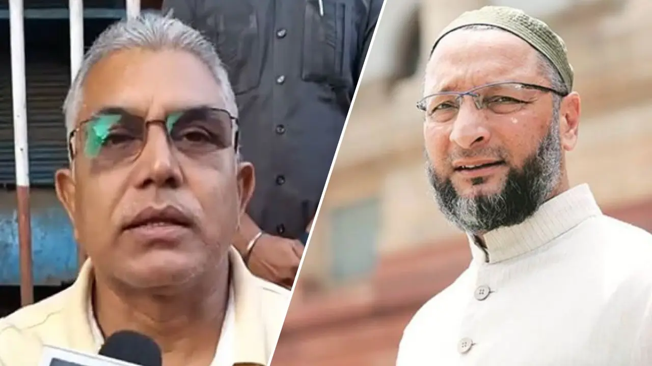 Bengal Election: 'काम करके दिखाना पड़ता है...', ओवैसी के बंगाल विधानसभा चुनाव लड़ने के ऐलान पर आया BJP नेता दिलीप घोष का बयान Dilip Ghosh & Owisi