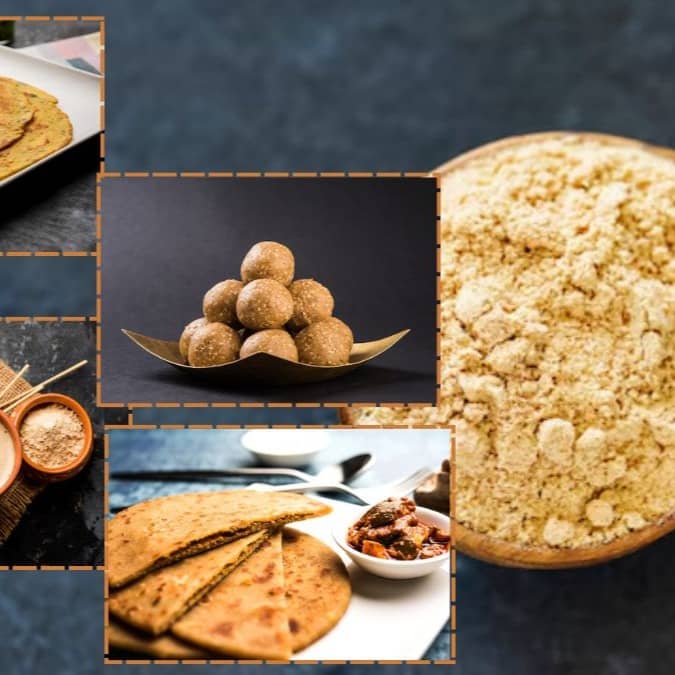 Dishes made using sattu