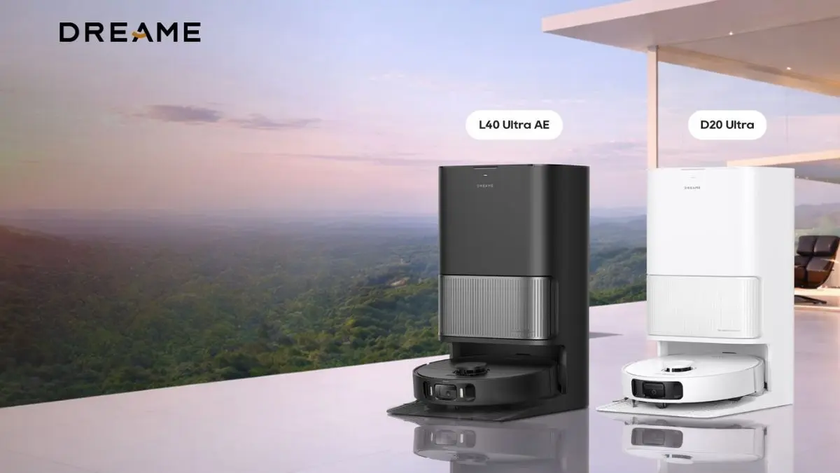 Dreame Launches L40 Ultra AE, D20 Ultra Robot Vacuums in India Starting at ₹39,999 dreame