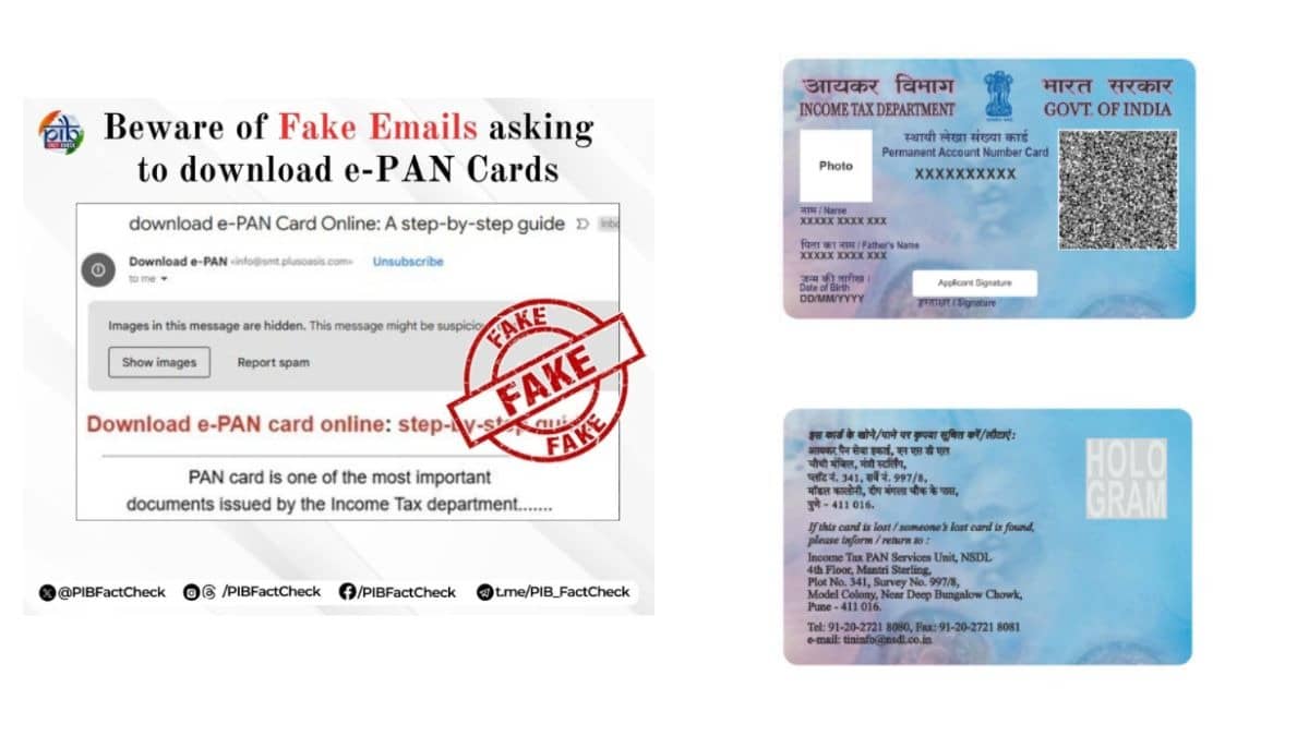 e-PAN Download Scam Alert