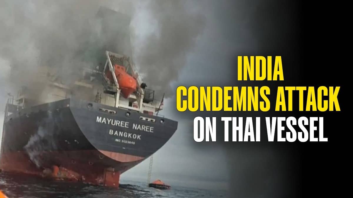 'Endangering Innocent Civilian Crew': India Condemns Attack on Kandla-Bound Thai Vessel in Strait of Hormuz