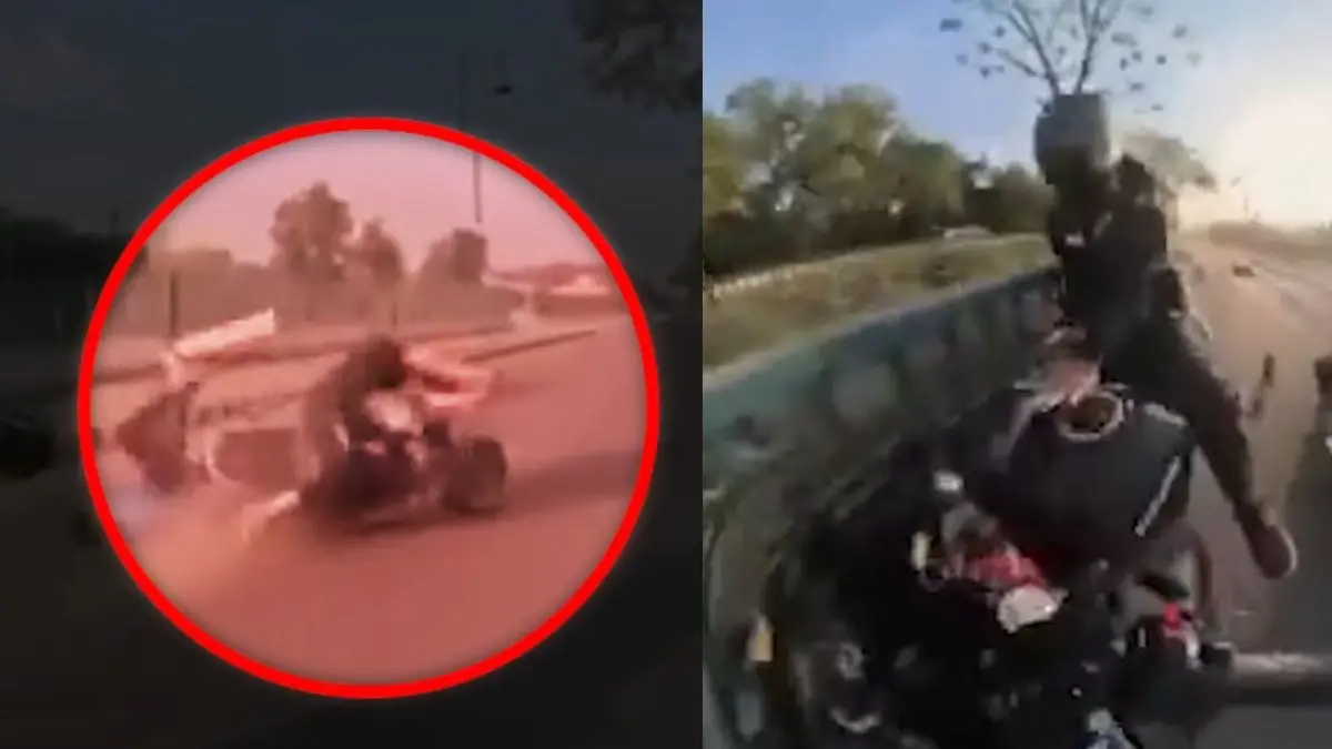 Fatal Stunt: Class 12 Student Killed in High-Speed Collision During Bike Race in Lucknow Fatal Stunt: Class 12 Student Killed in High-Speed Collision During Bike Race in Lucknow