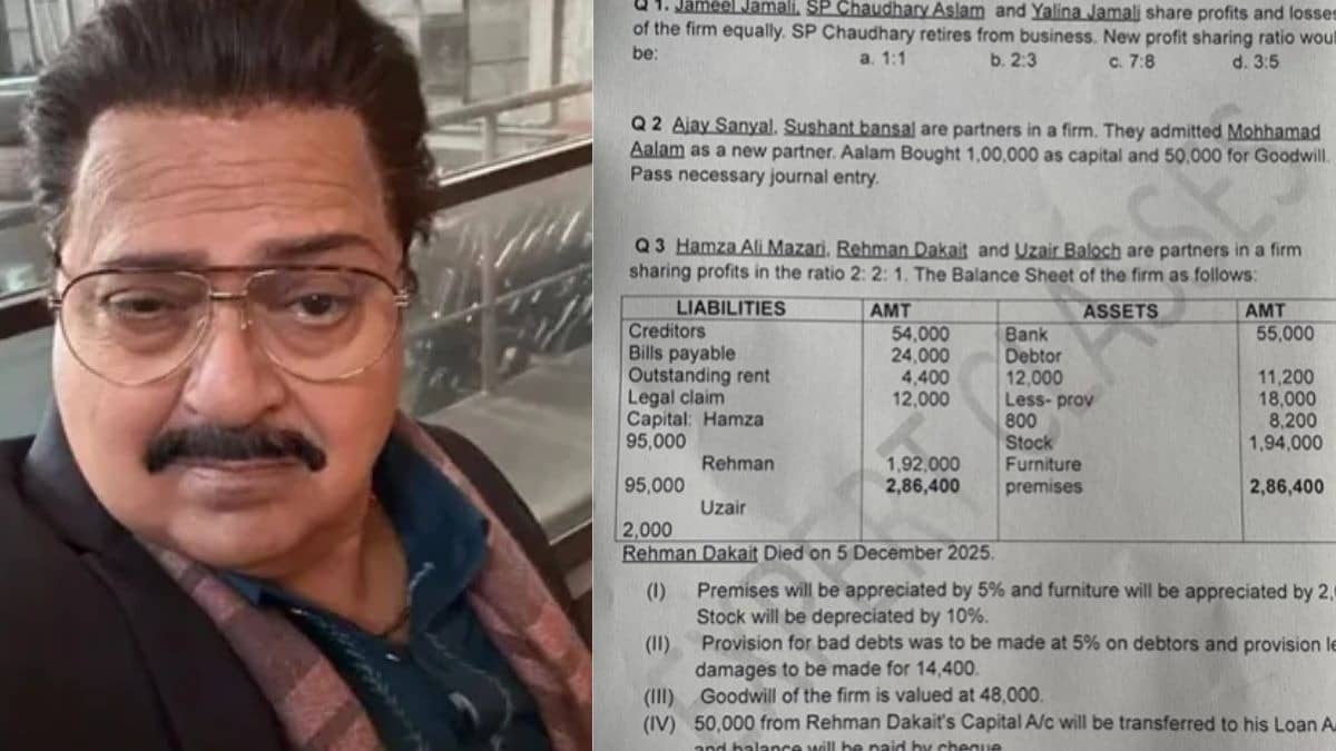 'Final result... Baccha H Tu Mera': Dhurandhar Fever Hits Exams as Rehman Dakait, Hamza Mazari Appear in Accounts Paper | WATCH 