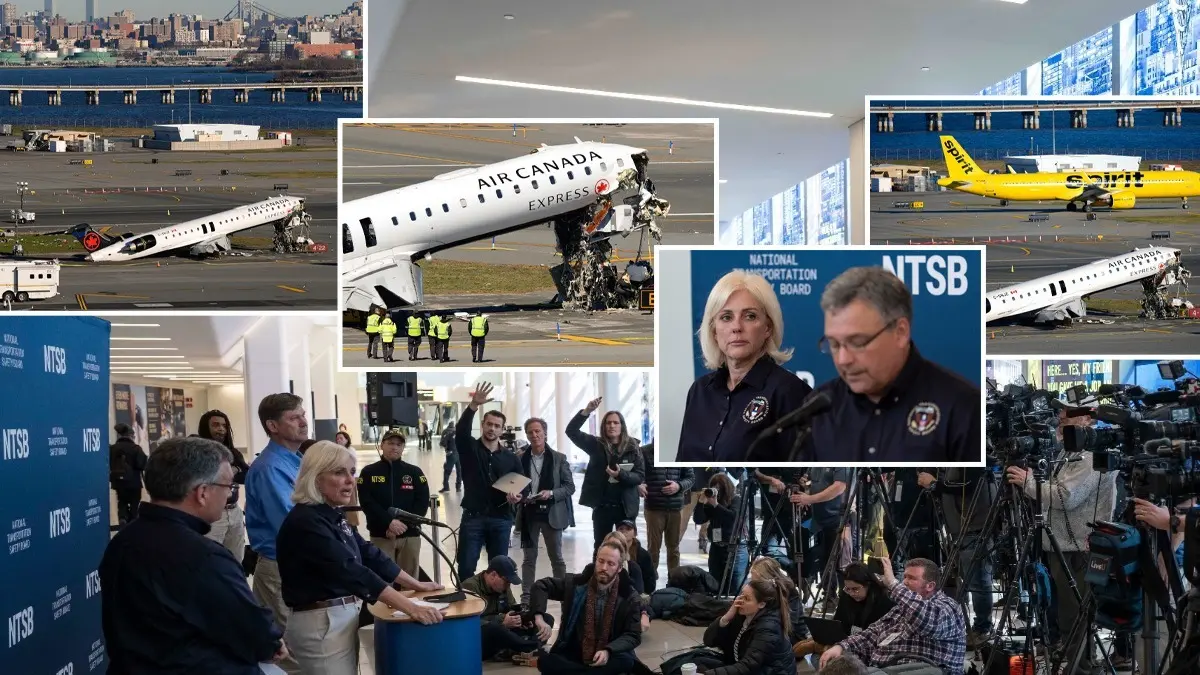 Fire Truck Cleared to Cross Runway Seconds Before New York's LaGuardia Airport Crash: NTSB Fire Truck Cleared to Cross Runway Seconds Before LaGuardia Airport Crash: NTSB