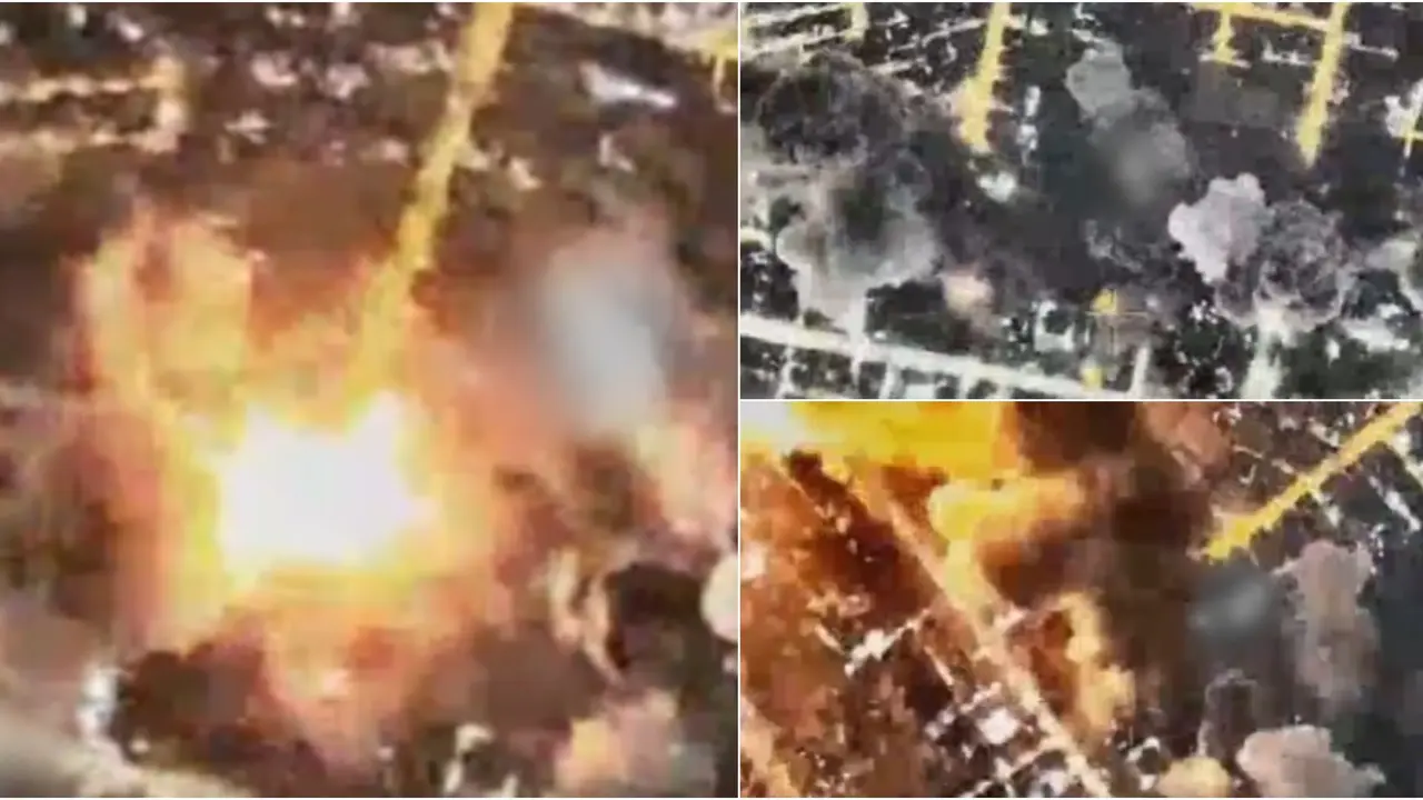 First Video Of 50 Israeli Missiles Raining On Khamenei's Secret Underground Lair | WATCH First Video Of 50 Israeli Missiles Raining On Khamenei's Secret Underground Lair | WATCH