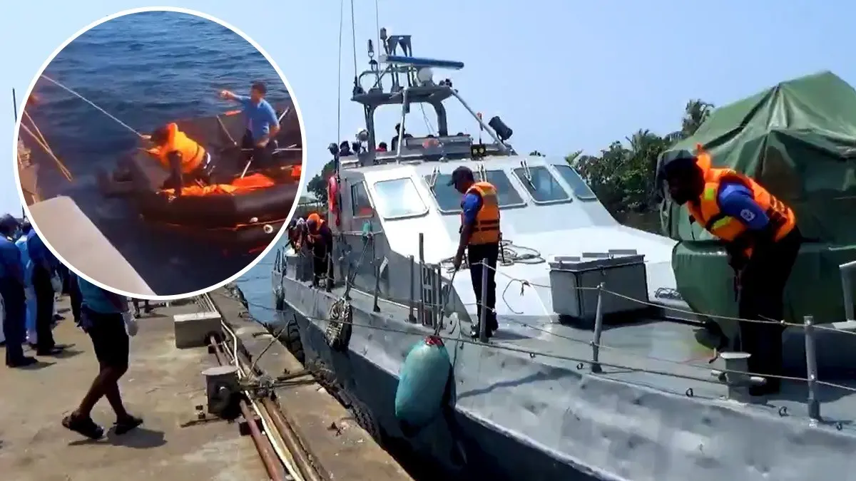 In Video: First Visuals of Sri Lanka Navy Rescuing Survivors from Iranian Warship IRIS Dena Torpedo Attack First visuals of the Sri Lanka Navy rescuing Iranian sailors who survived the torpedo attack on the Iranian warship IRIS Dena on March 4, about 19 nautical miles off Galle.