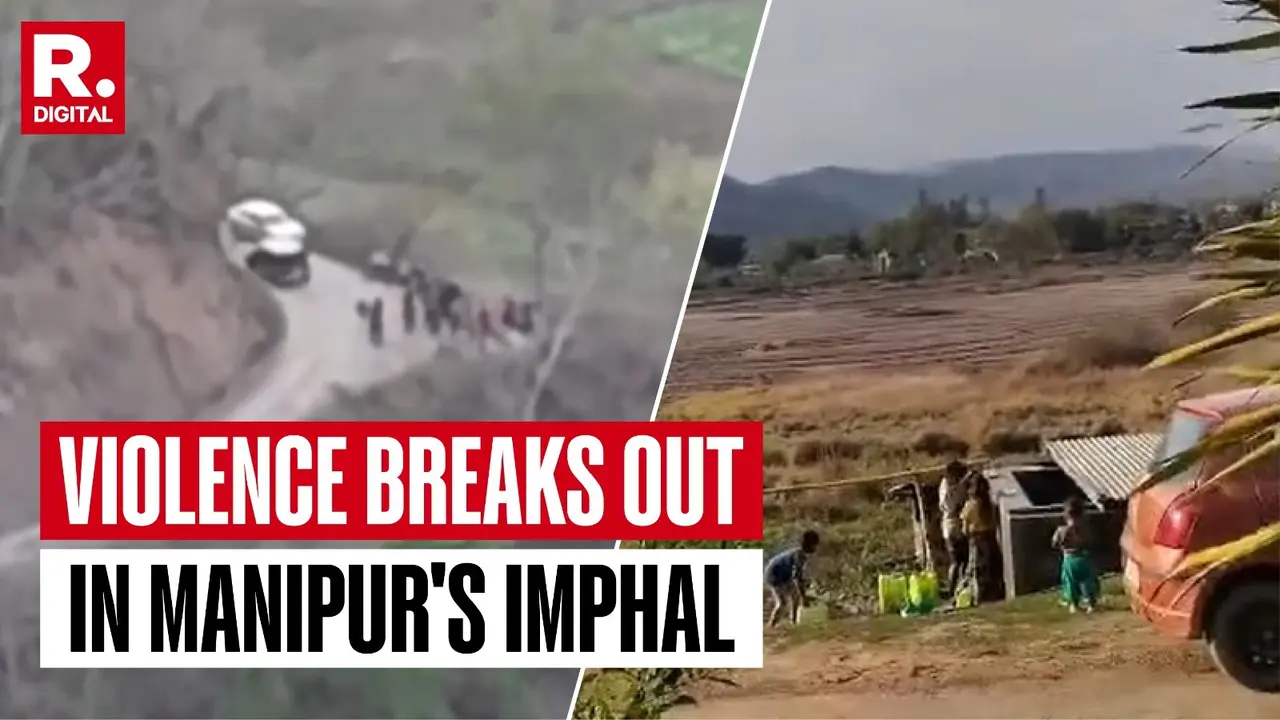 Fresh Violence Erupts Along Imphal East-Kangpokpi Border, Gunfire Reported Fresh Violence Erupts Along Imphal East-Kangpokpi Border, Gunfire Reported