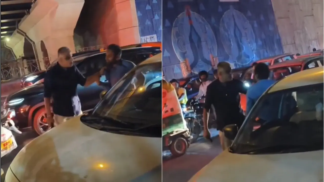 'Gaadi Me Teri Laash Bhejunga Mai': Furious Man Grabs Cab Driver's Collar, Shoves Him On Busy Road In Delhi-NCR 'Gaadi Me Teri Laash Bhejunga Mai': Furious Man Grabs Cab Driver's Collar, Shoves Him On Busy Road In Delhi-NCR