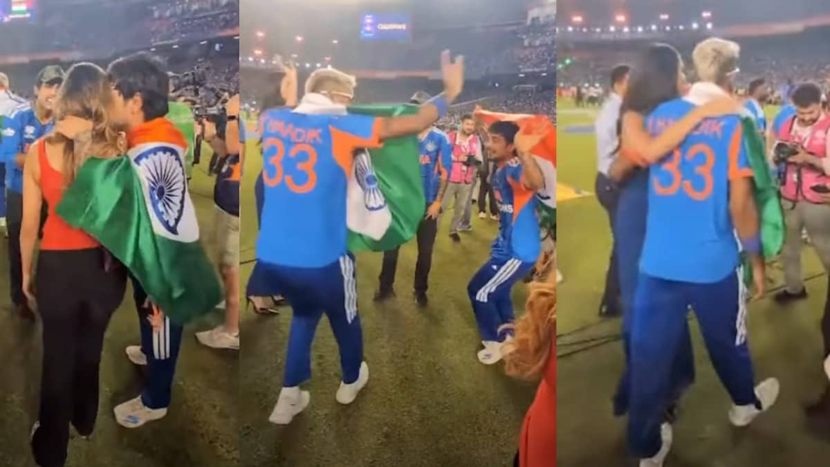 T20 World Cup: टीम इंडिया के 2-2 स्टार, जीत के बाद मैदान में दोनों की गर्लफ्रेंड... जब ईशान किशन और हार्दिक पांड्या ने जमकर किया गरबा, VIDEO