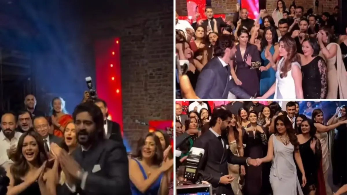 After Wedding, Gaurav Kapur Surprises Wife Kritika Kamra With A Performance On Oh Oh Janne Jaana | Viral Video Gaurav Kapur-Kritika Kamra wedding reception inside video