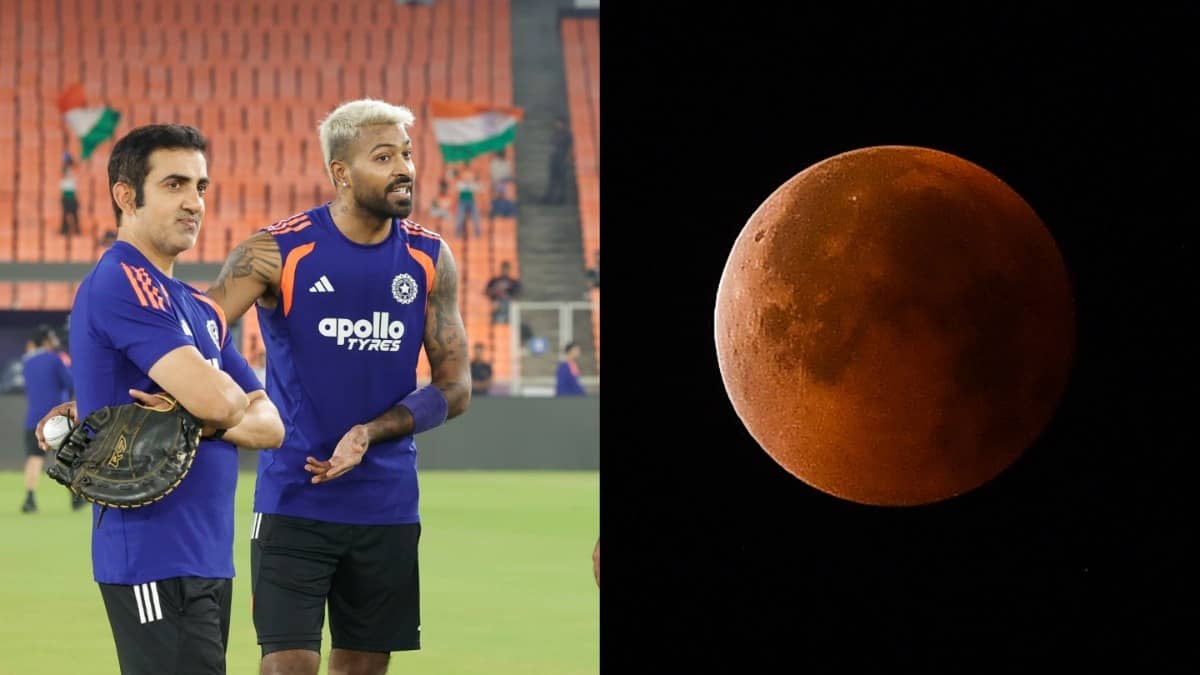 Gautam Gambhir and Hardik Pandya during practice session
