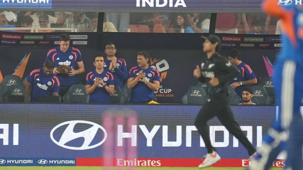 Gautam Gambhir during T20 World Cup 2026 Final against New Zealand