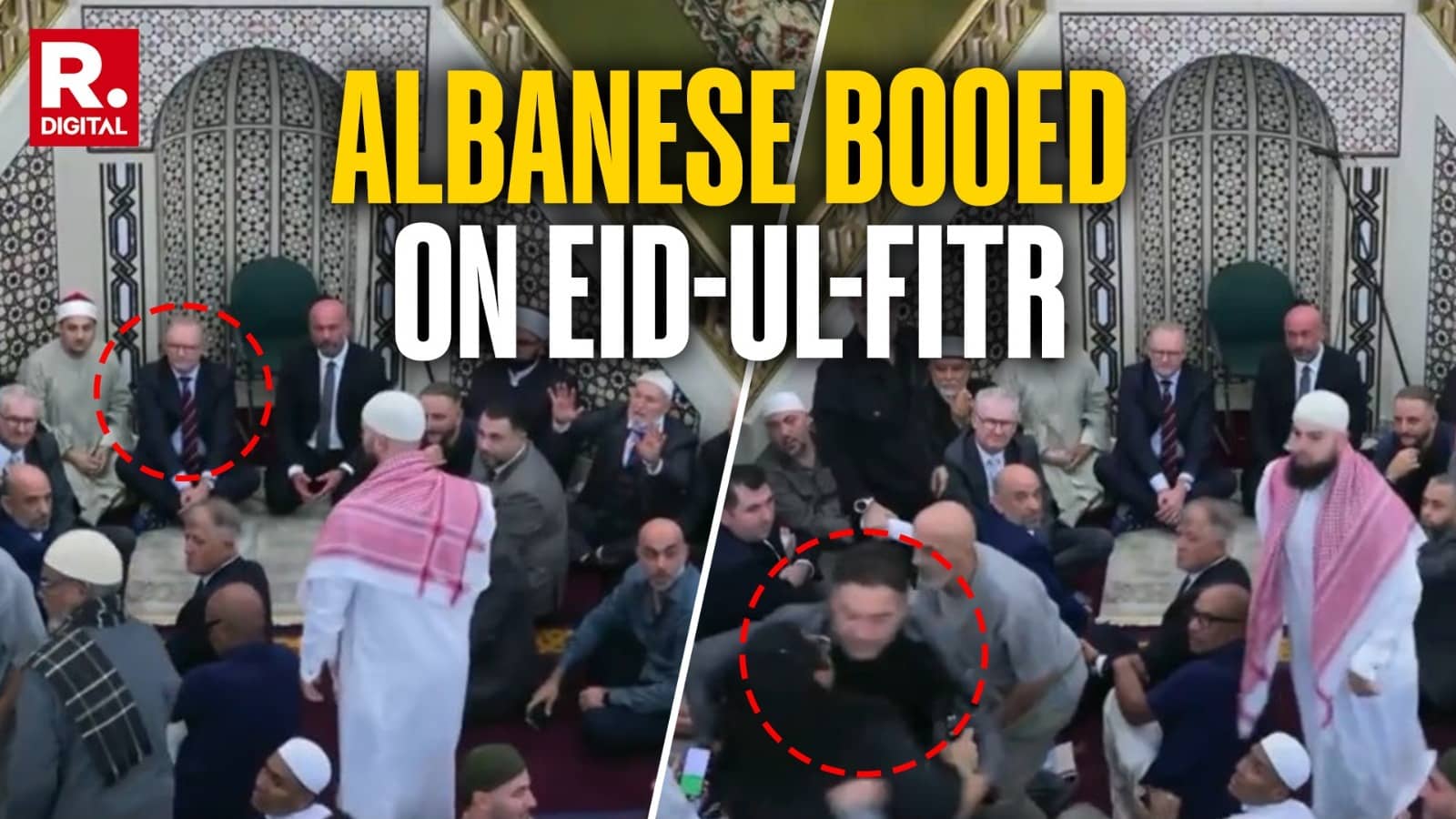 ‘Genocide Supporters…Get Them Out’: Australian PM Albanese Booed, Heckled During Eid Visit To Sydney 