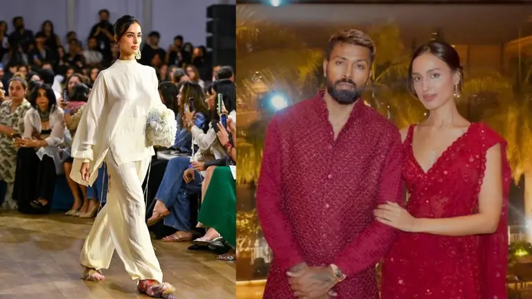 Lakme Fashion Week: व्हाइट ड्रेप में हार्दिक पांड्या की गर्लफ्रेंड माहिका शर्मा ने लूटी महफिल, 5वीं Photo से नहीं हटेगी नजर Hardik Pandya grilfriend mahieka-sharma