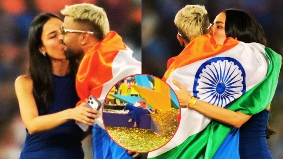 जीत के जश्न के बीच हार्दिक पांड्या ने गर्लफ्रेंड संग की हदें पार! VIDEO देख यूजर्स करने लगे ट्रोल; आखिर किस हरकत पर मचा है हंगामा?