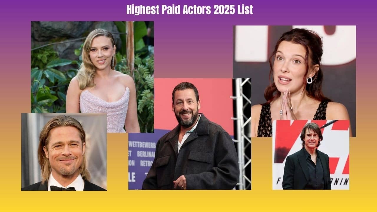 Highest-Paid Hollywood Actors Of 2025 Revealed