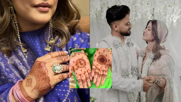 फर्शी सलवार, कश्मीरी चूड़ियां… ईद की तैयारियों में जुटीं हिना खान, लगवाई पति रॉकी के नाम की मेहंदी Hina Khan