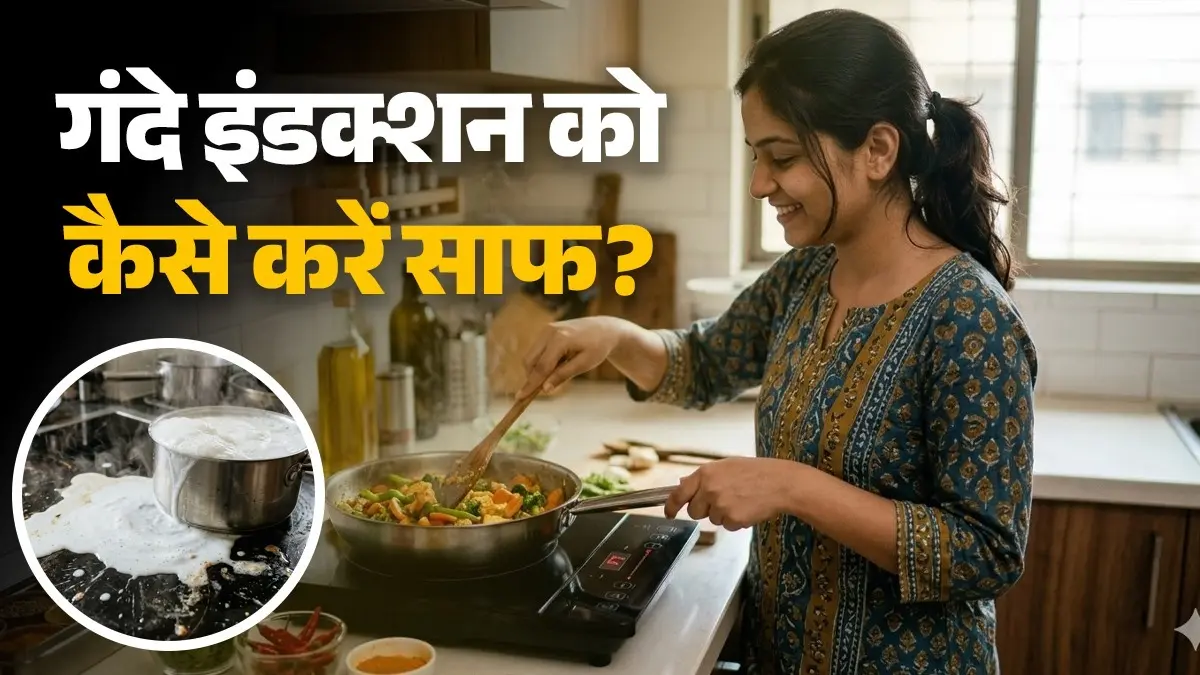 How To Clean Dirty Induction: खाना बनाते समय गंदा हो गया है इंडक्शन? जानें इसे साफ करने का सही तरीका, दूर से नजर आएगी चमक how to clean dirty induction easily tips and cleaning hacks at home during lpg gas shortage crisis in india
