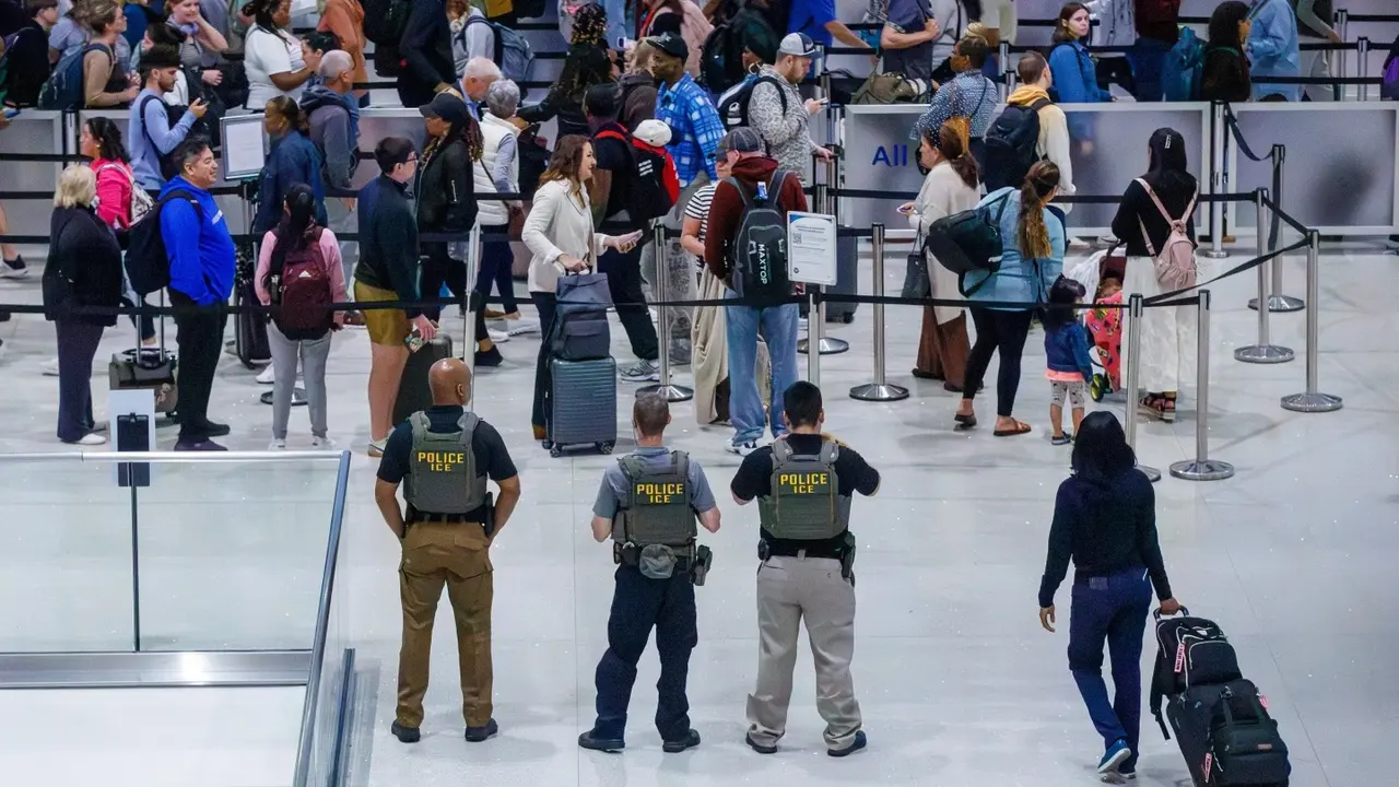 Crowd Control Or Security Risk? ICE Deployed To 14 Cities Amid Growing TSA Resignations ICE officers aren’t trained in airport security. Can they help ease long lines?