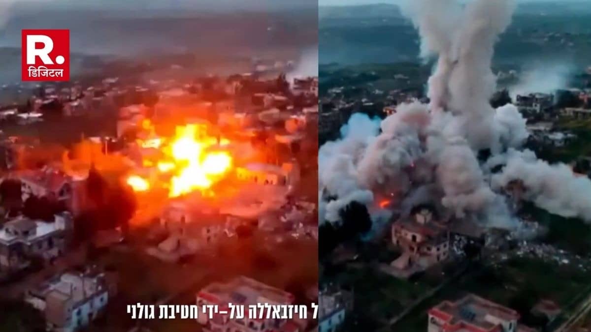 Iran Israel War: इजरायल ने लेबनान पर किए जोरदार हमले, 200 आतंकी सेंटर तबाह, IDF ने खतरनाक VIDEO जारी कर किया बड़ा दावा