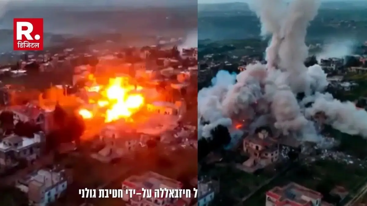 Iran Israel War: इजरायल ने लेबनान पर किए जोरदार हमले, 200 आतंकी सेंटर तबाह, IDF ने खतरनाक VIDEO जारी कर किया बड़ा दावा IDF Golani Brigade destroyed approximately 200 terrorist hideouts in South Lebanon