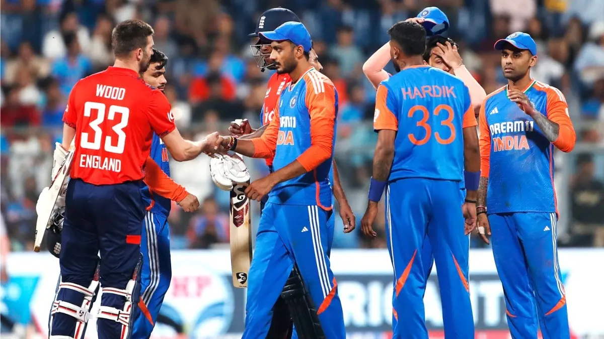 IND vs ENG, Head To Head: India Look To Extend Dominance Over England Ahead Of T20 World Cup 2026 Semi-Final Clash In Mumbai? India and England players during T20I series in 2025
