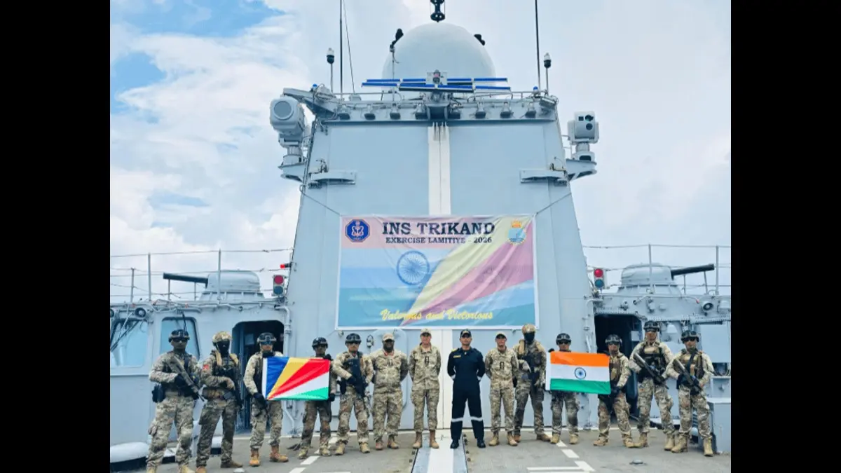 Indian Naval Ship Trikand Concludes Port Call at Port Victoria in Seychelles Indian Naval Ship Trikand Concludes Port Call at Port Victoria in Seychelles