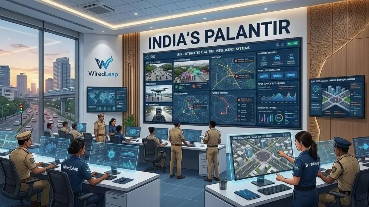 'India’s Palantir': WiredLeap’s IRIS Platform Integrates Drones, CCTV, OSINT and Government Data into a Real-Time Intelligence System 'India’s Palantir': WiredLeap’s IRIS Platform Integrates Drones, CCTV, OSINT and Government Data into a Real-Time Intelligence System