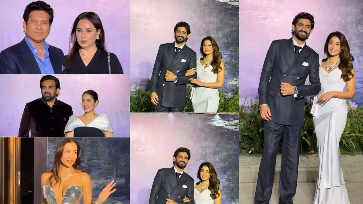 Kritika Kamra-Gaurav Kapur's Reception: Sachin Tendulkar, Malaika Arora, Zaheer Khan-Sagarika Ghatge Lead Celeb Roll Call Indside Kritika Kamra and Gaurav Kapur's Reception