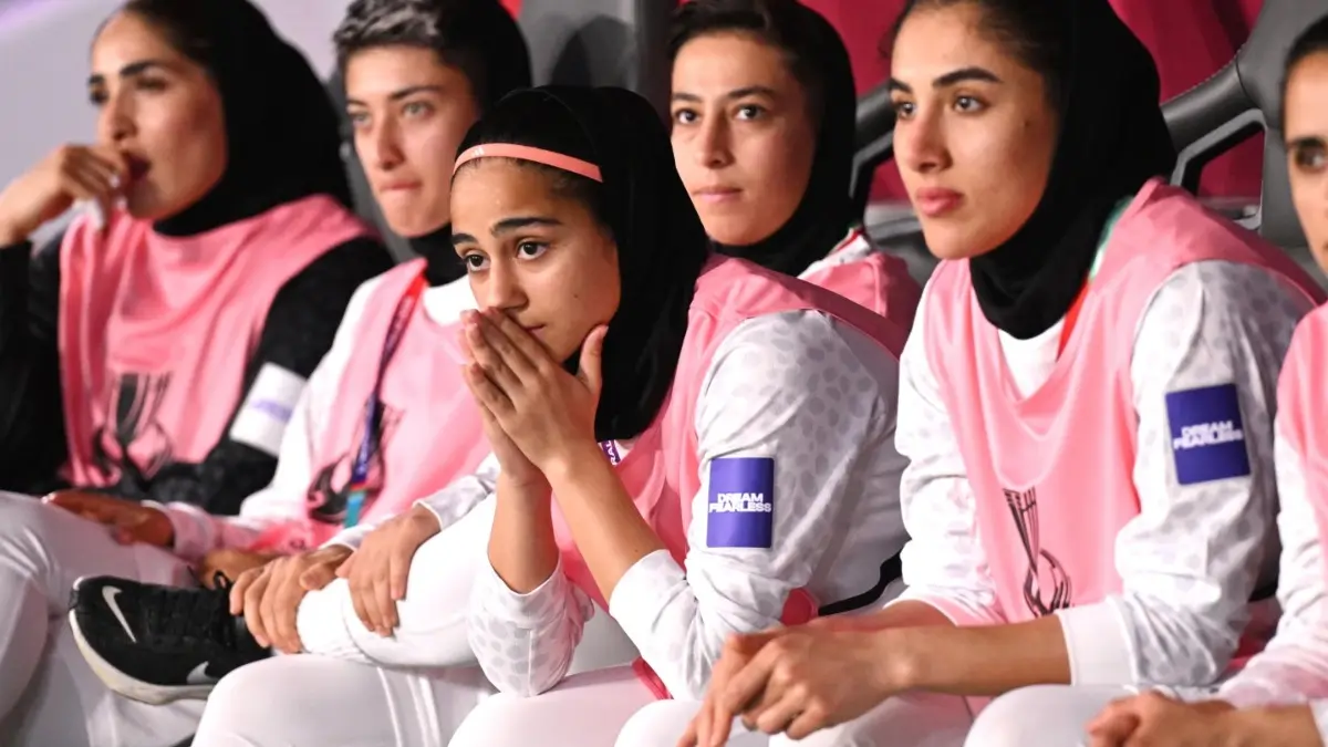 Iran Player Sara Didar Holds Back Tears Responding To A War-related Question At AFC Women's Asian Cup Iran footballer Sara Didar