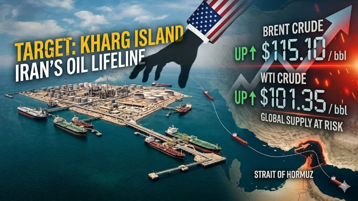 How US President Donald Trump’s Kharg Island Strategy Could Push Oil Past $120 Iran's Kharg Island US President Donald Trump