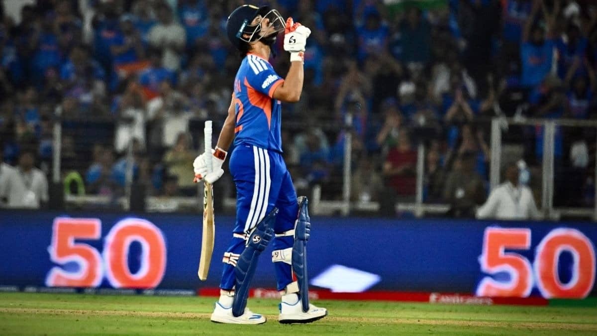 Ishan Kishan during T20 World Cup 2026 final