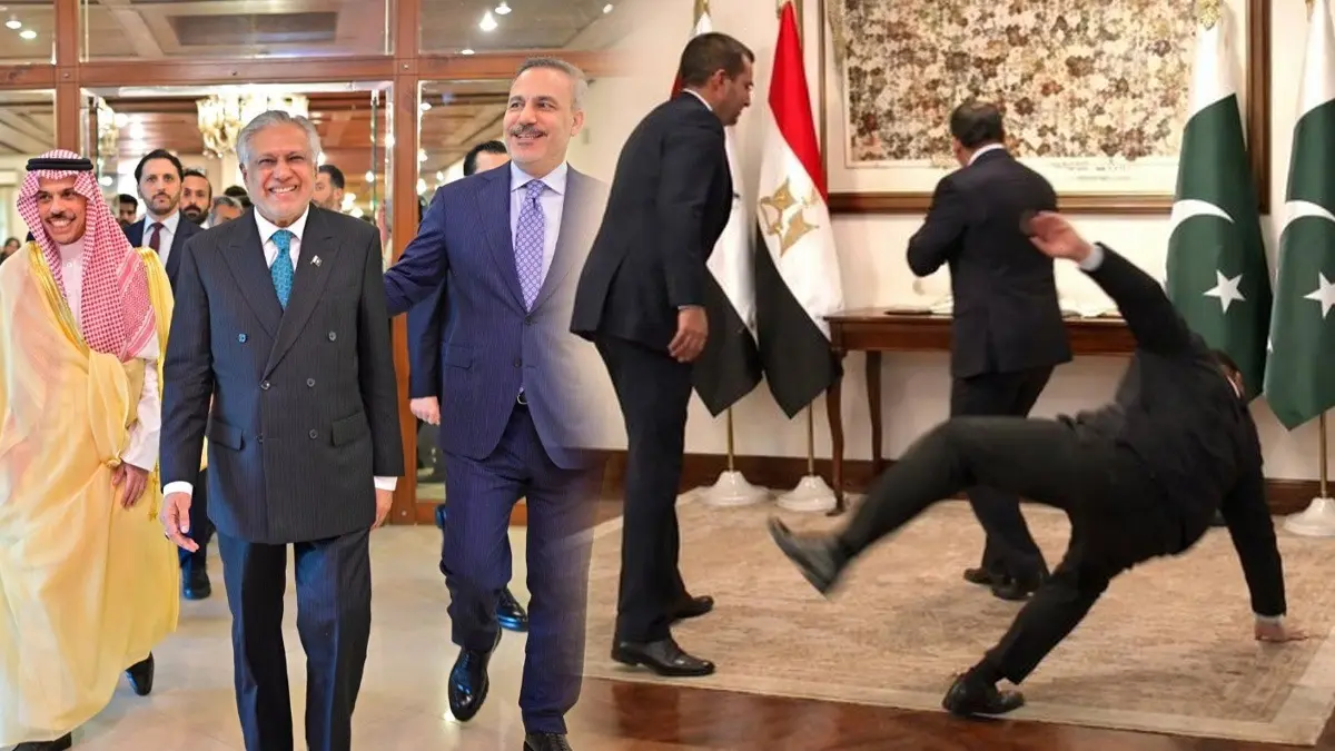 Iran Israel War: मध्यस्थता के लिए इतने उतावले हैं पाकिस्तानी विदेश मंत्री, खो बैठे बैलेंस, गिरे धड़ाम और टूट गया इशाक डार का कंधा; VIDEO Ishaq Dar falls while welcoming leaders for US-Iran