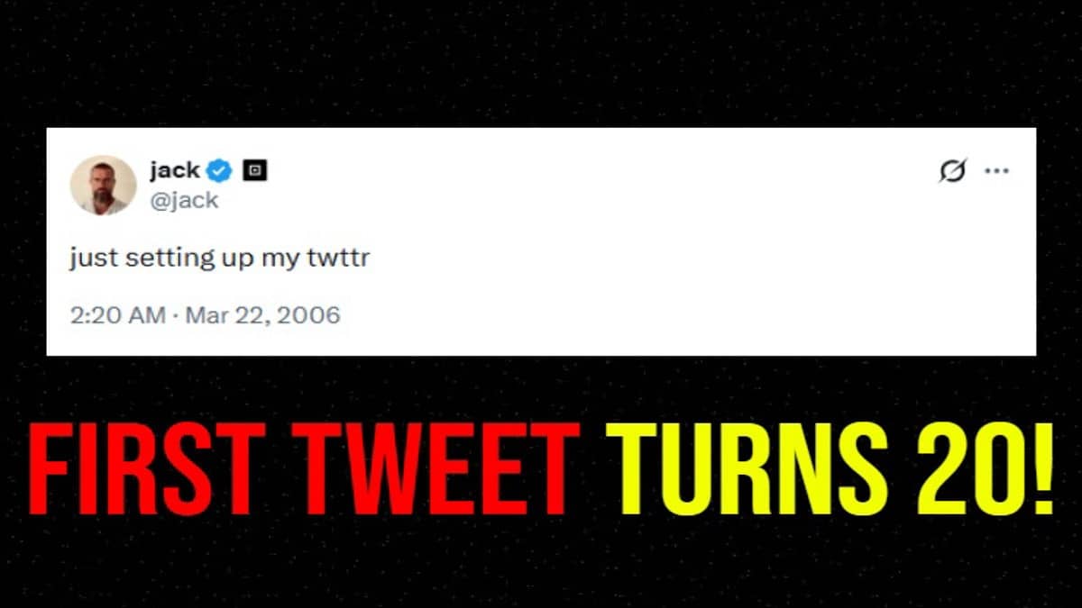 It's Been 20 Years! 2 Decades Ago, Jack Dorsey Posted The 1st Tweet On Twitter. Rest Is History