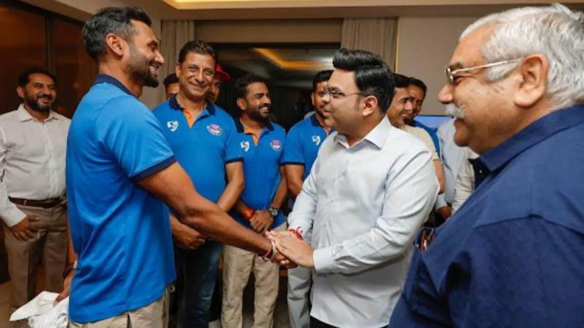 Jammu & Kashmir Ranji Team Honors ICC Supremo Jay Shah for His Role in Developing Local Cricket Jammu & Kashmir Ranji Team, Jay Shah