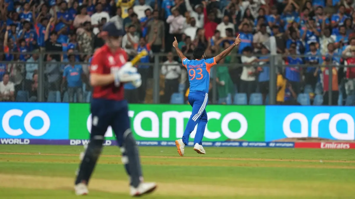 'We're Lucky That A Bowler Like Jasprit Bumrah Plays For India': Indian Star Receives Ultimate Praise After T20 World Cup Semifinal Heroics Jasprit Bumrah celebrates Harry Brook's dismissal
