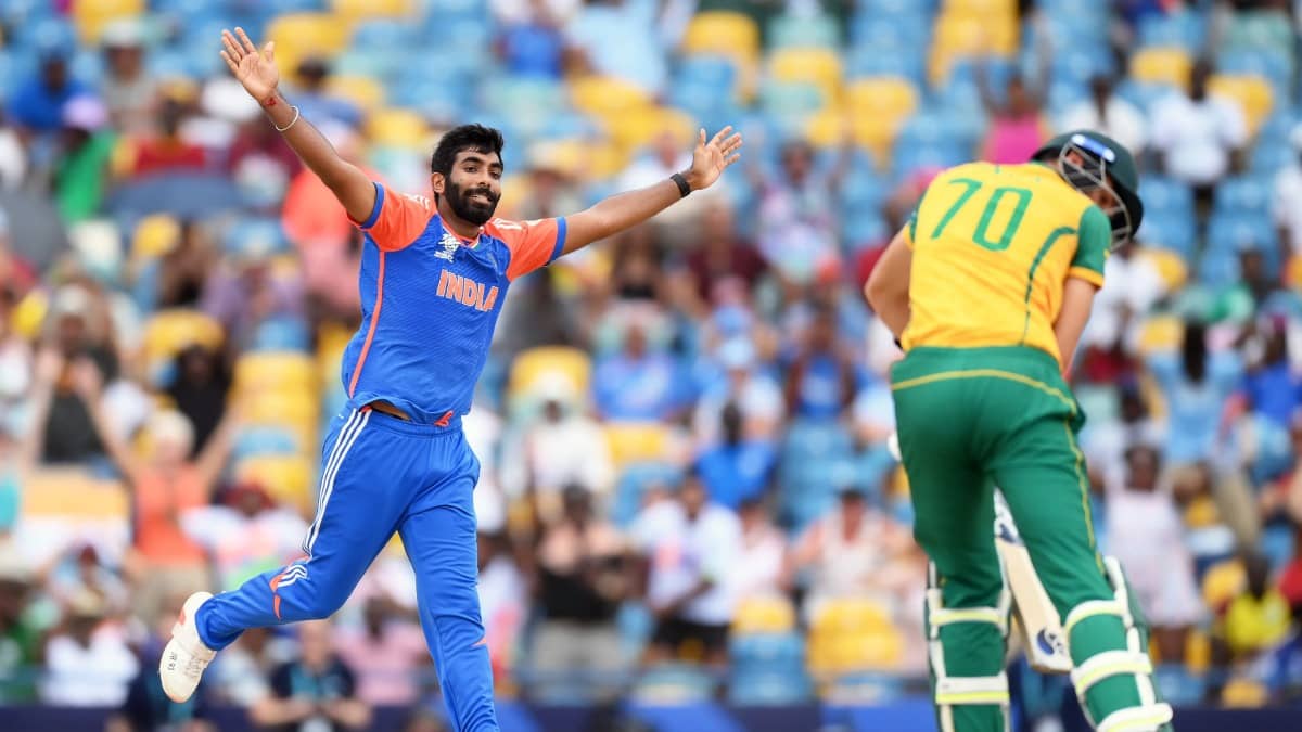 Jasprit Bumrah dimisses Marco Jansen