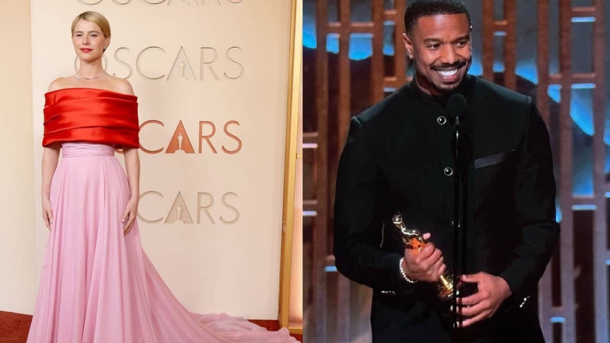 Jessie Buckley and Michael B. Jordan