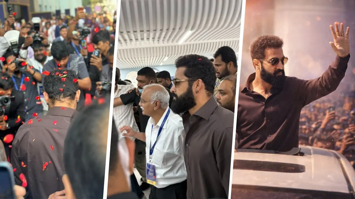 Jr NTR: बेंगलुरु में जूनियर एनटीआर के अस्पताल दौरे पर हुआ कुछ ऐसा, पुलिस को करना पड़ा लाठीचार्ज; भड़के नेटिजंस Jr NTR inaugurated a hospital in Bengaluru recently
