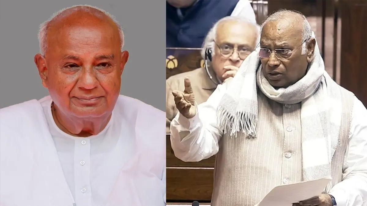"Marriage with Modi": Kharge’s Hilarious Take on Former PM Deve Gowda Kharge's hilarious take on former PM Deve Gowda