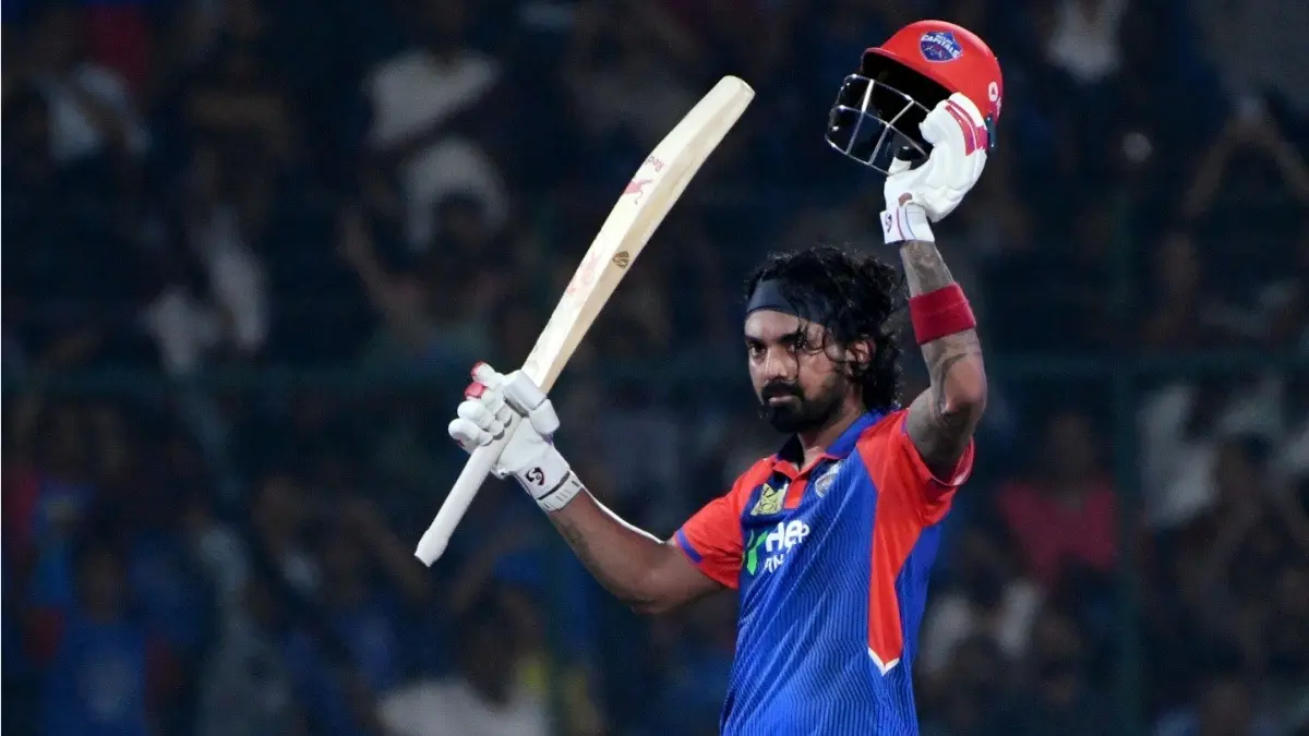 Delhi Capitals Skipper Axar Patel Reveals KL Rahul's Batting Position In IPL 2026: 'We Will Keep Him As...' KL Rahul celebrating after scoring half-century for DC in IPL 2025